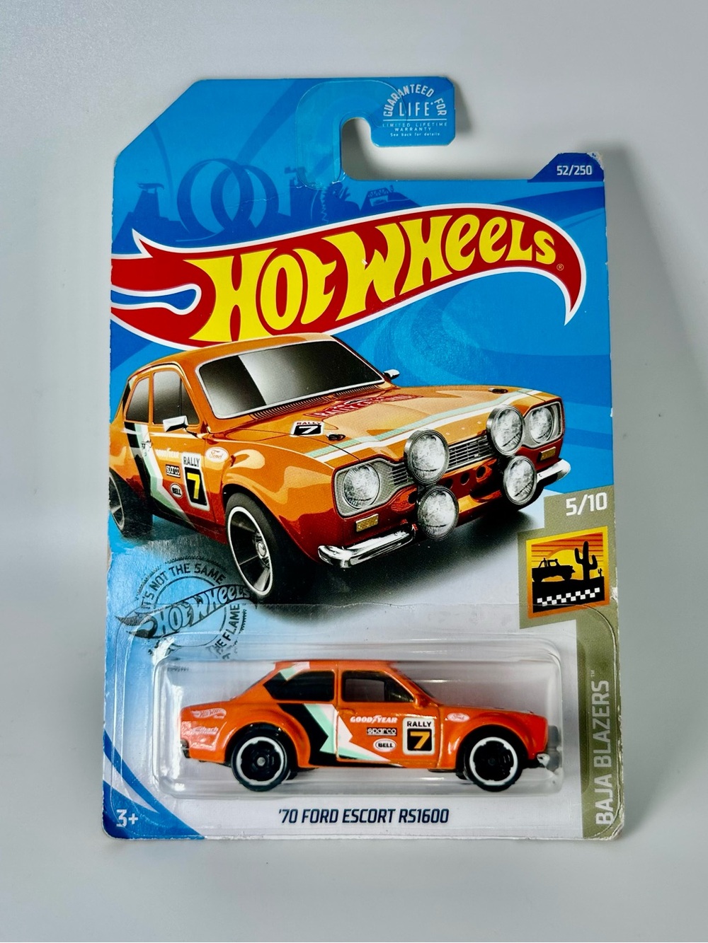 2020 Hot Wheels Baja Blazers '70 Ford Escort RS1600 52/250 Orange NEW